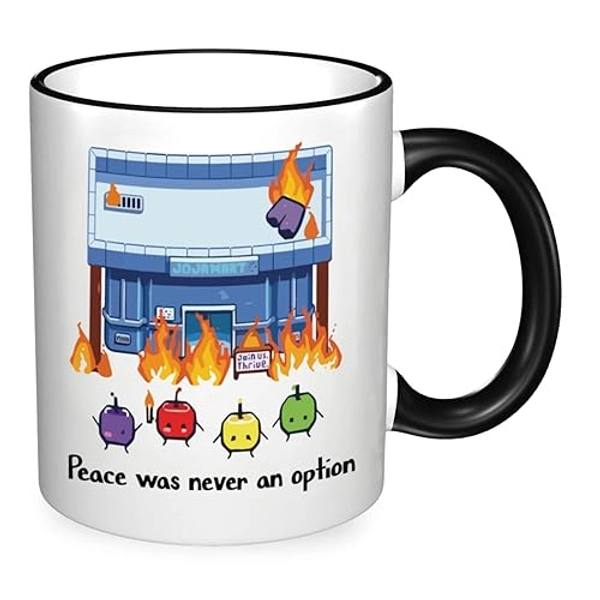 Stardew Valley Funny Coffee Mug, Stardew Valley Merch Unique Stardew Valley Gifts, Cool 11 Oz Ceramic Novelty Mug for Women Men Gamer