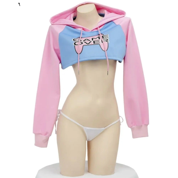 Game Over D.Va Cropped Hoodie