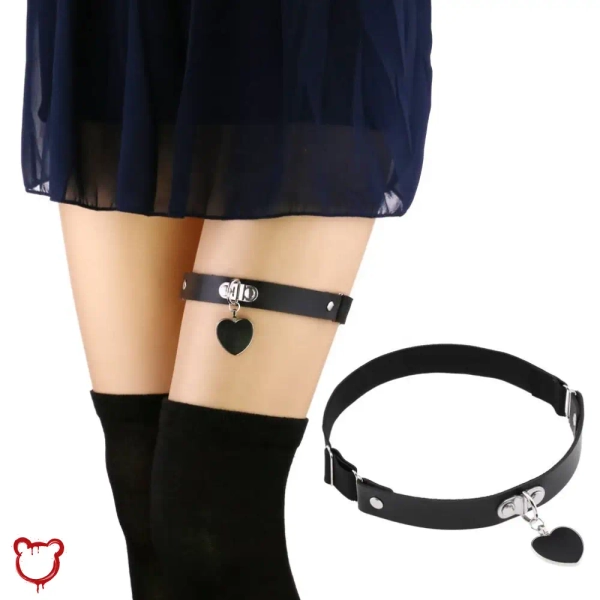 Gothic Heart Garter Thigh Ring