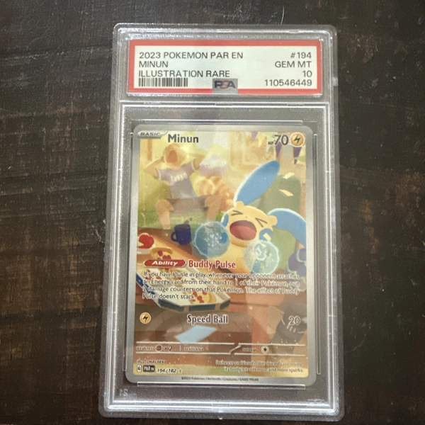 Minun 194/182 Sv04: Paradox Rift Holo PSA 10