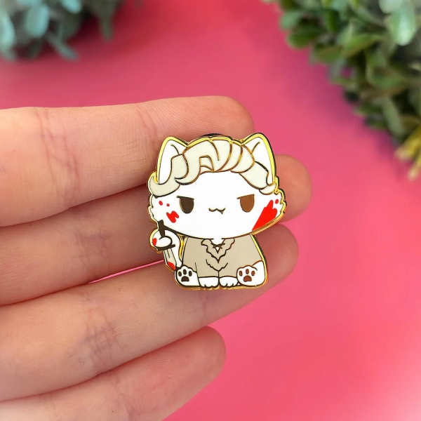 Astarion Cat Baldur's Gate 3 Inspired Pin - Etsy Spain