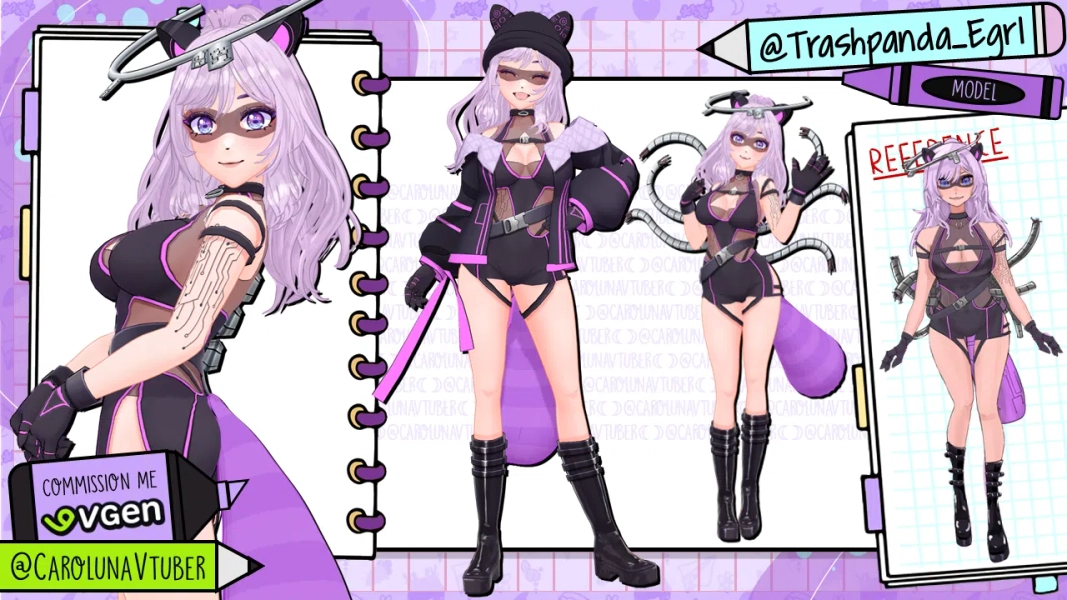 ⚡Vroid Model⚡ by ⚡∘Caroluna∘⚡ (@CarolunaVt)