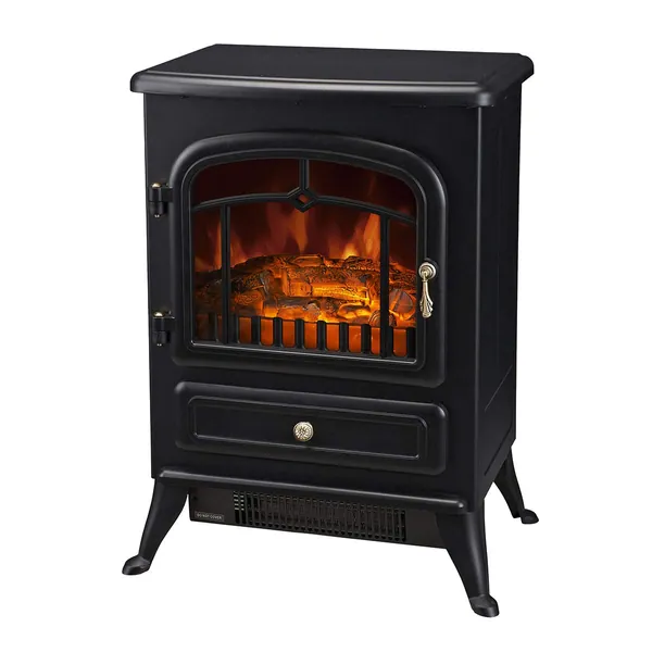 Electric Fireplace Heater Mess-Free, Smoke-Free 3 Settings 900 watts or 1800 watts The Flame Effect Without Using Any Heat