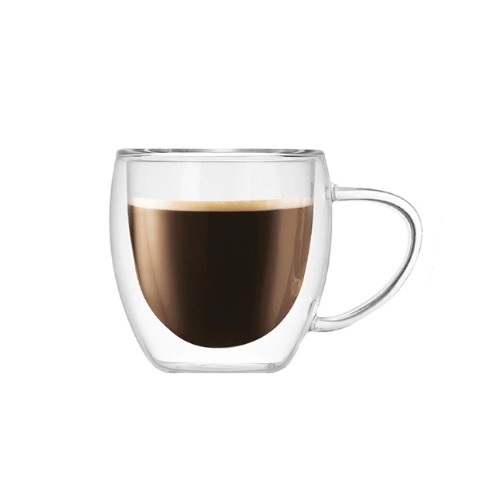Double-wall Glass Tea/Coffee Cup - 8.5oz (250ml)