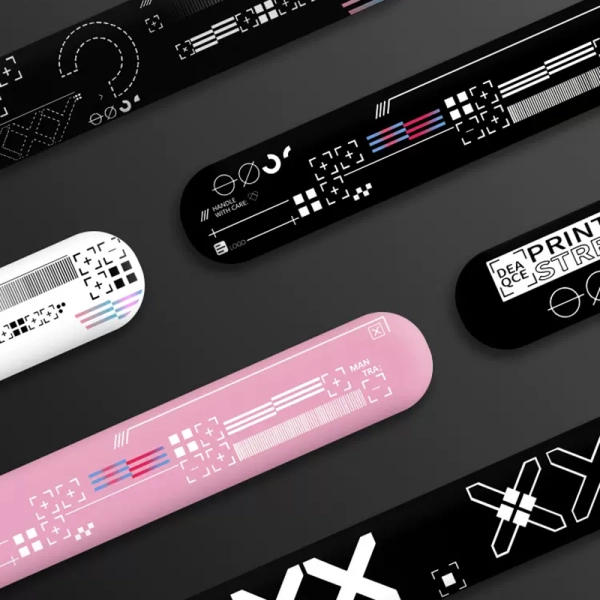 Sci-Fi Keyboard Wrist Rest Futuristic Cyberpunk Wrist Support Gaming Room Accessories