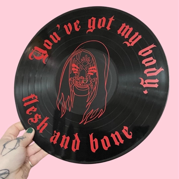 Sleep Token Record Wall Art, Gothic, Music Lover, Gift, Vinyl, Tattoo Style, Retro Decor, horror, Lyrics