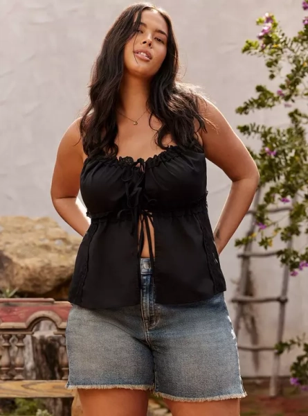 Festi Tie-Front Cami