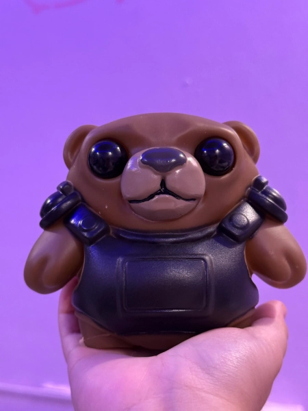 Tactibear squeaky stress toy