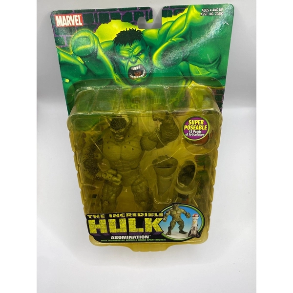 Marvel The Incredible Hulk Abomination Action Figure 2003 Toy Biz Super Poseable