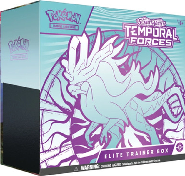 Scarlet and Violet Temporal Forces Elite Trainer Box Walking Wake (Blue & Purple)