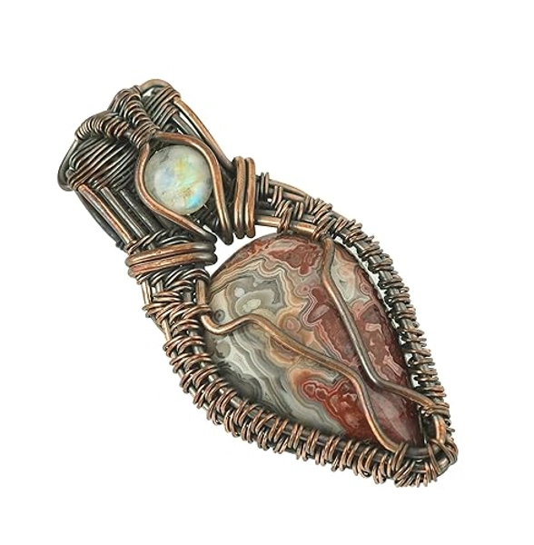 Handmade Wire Gemstone Pendant