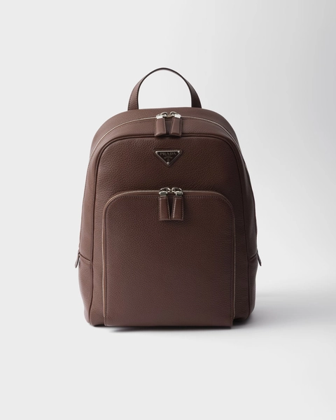 Leather backpack