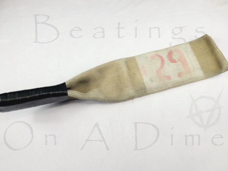 Fire Hose Paddles - Upcycled BDSM Toy - Sadistic Kink Gear - Handmade Bondage - Intense Impact Play - OOAK Merchandise - Thuddy Butt Bruiser