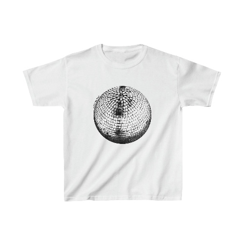 'Studio 54' baby tee | White / XS