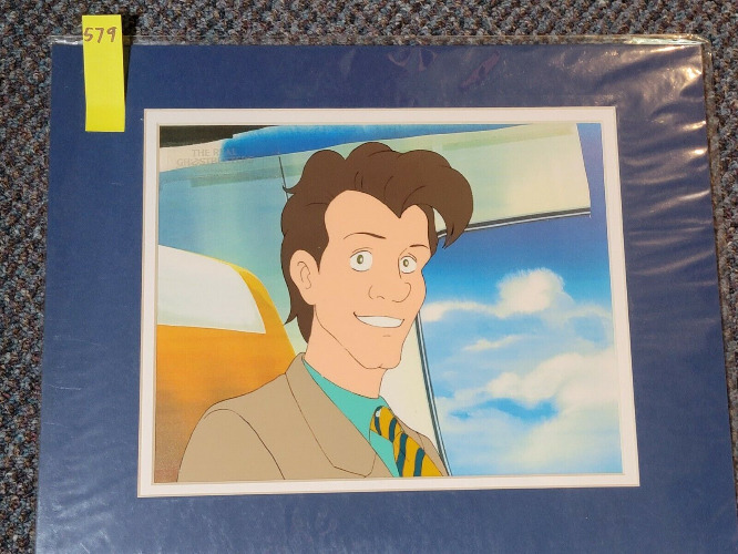 The Real Ghostbuster Original Production Animation Matted Cel 579 COA VENKMAN 