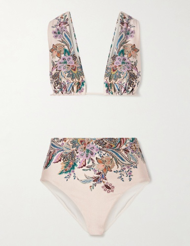 Rhiannon floral-print bikini