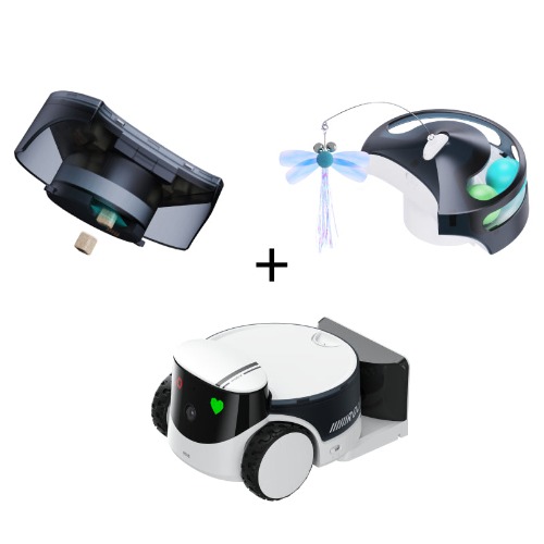 ROLA PetPal Robot Pet Companion - With Treat Dispenser+Interactive Toys