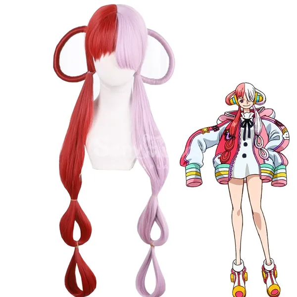 Anime One Piece Cosplay Uta Cosplay Wig