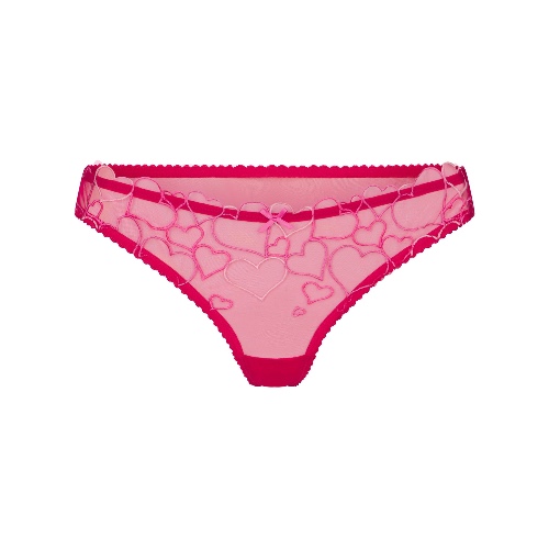 EMBROIDERED TULLE THONG | PUNCH | XXS