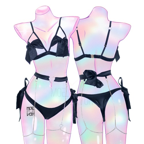 Present Bow Lingerie - Black / XS/S