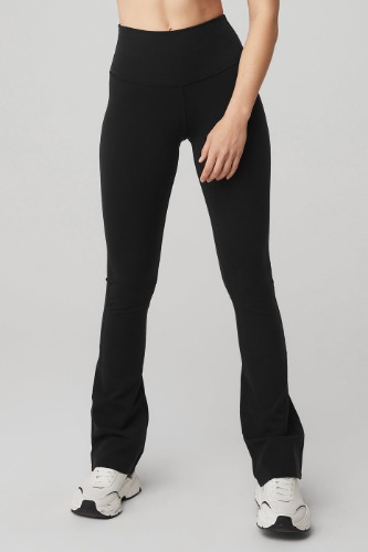 Airbrush High-Waist Bootcut Legging - Black | Black / XS