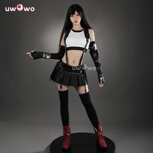 Uwowo Collab Series: Final Fantasy 7 Rebirth FF7 Tifa Lockhart Cosplay Costume - 【Pre-sale】XS