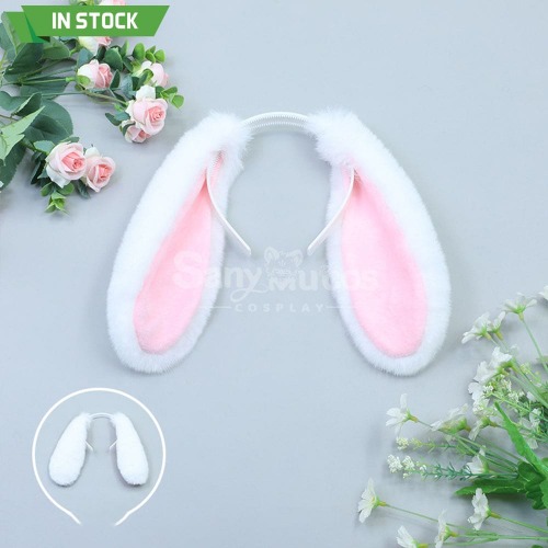 【In Stock】Lolita Bunny Ears Hairband Cosplay Props - #5