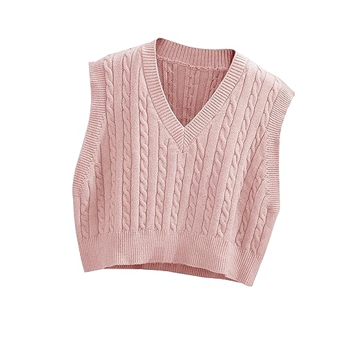 Sweater Vest - Pink - X-Large