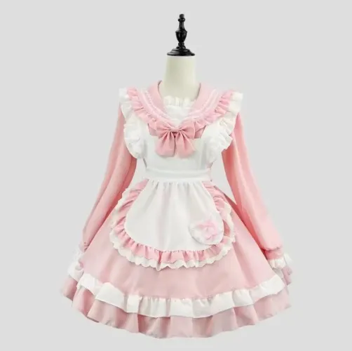 Pink maid dress