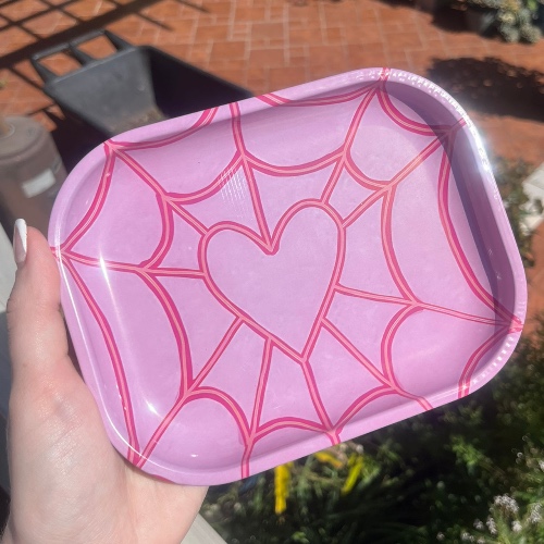 Heart Web Small Tray 