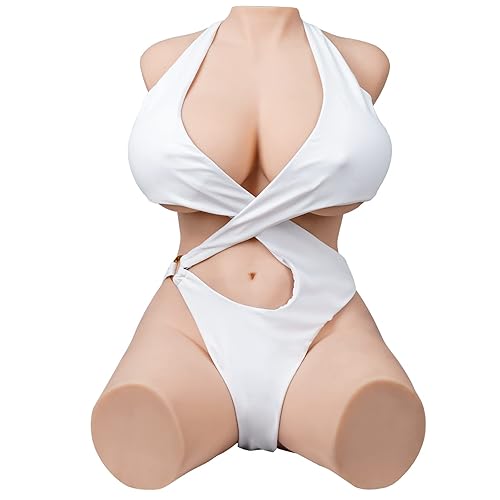 TANTALY 60.6LB Realistic Sex Doll Life Size Torso Silicone Love Doll Pocket Pussy Adult Toys with Big Butt Breast Tight Vagina and Anal Male Masturbators Sex Toy for Men Mens Pleasure Jennifer 2.0 - 60.6 Pound
