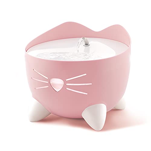 Catit PIXI Cat Drinking Fountain, Light Pink, 1 Count (Pack of 1)