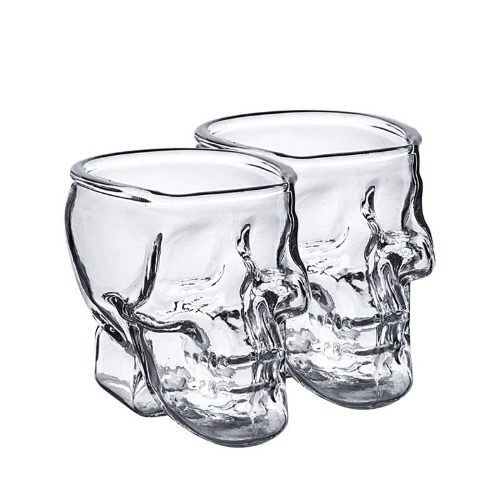 Skull Theme Glasses - 2 PCS