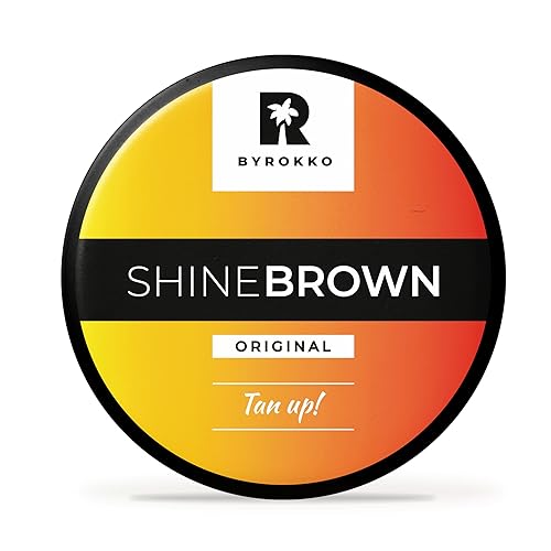 BYROKKO Shine Brown Sunbed Tanning Accelerator 210 ml, Fast Bronzing Sunbed Cream Effective in Sunbeds & Outdoor Sun for Deep Natural Tan, Long-Lasting Hydrating Formula with Natural Oils - 210 ml (Pack of 1)