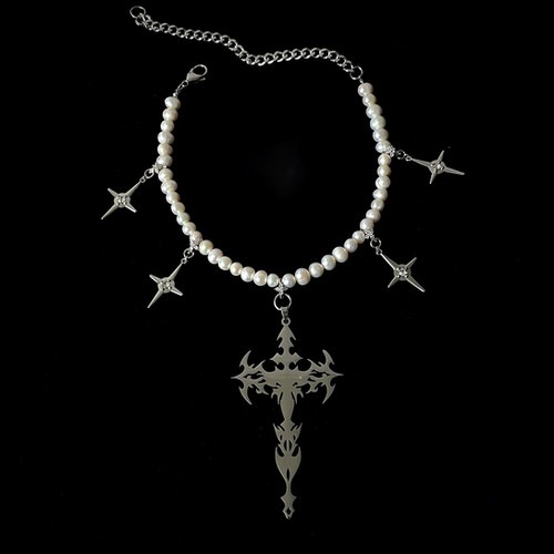 “Stardust” freshwater Pearl necklace 