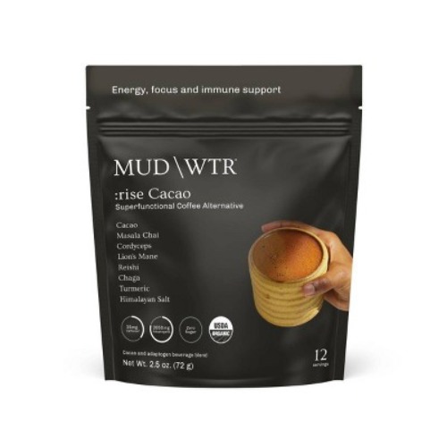 MUD\WTR :rise Cacao Mushroom Coffee Alternative - 12 servings
