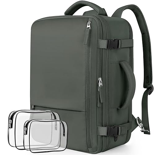 Snoffic Travel Backpack for Women - Olive Green