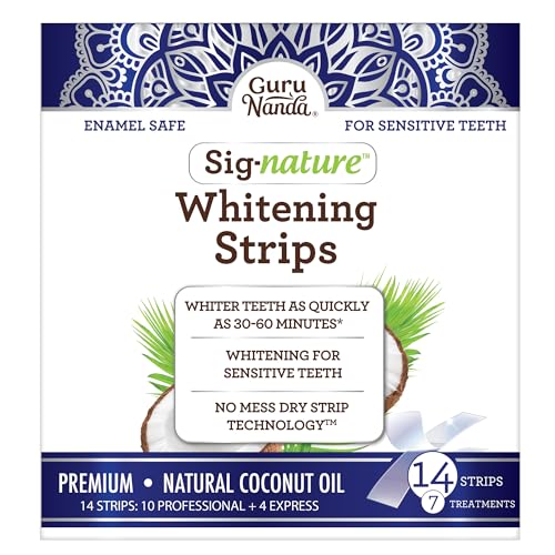 GuruNanda Teeth Whitening Strips, 14 Count