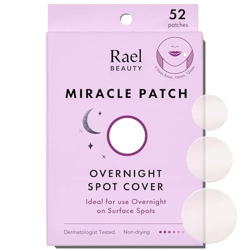 Rael Pimple Patches, Miracle Overnight Spot Cover - 52 Count 