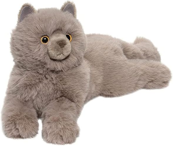 Douglas Cuddle Toys Juliette 15" Grey Persian CAT Plush Stuffed Animal