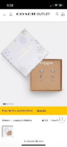 Signature Lock Key Earrings Set
