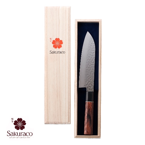 Sakuraco Damascus Kitchen Knife