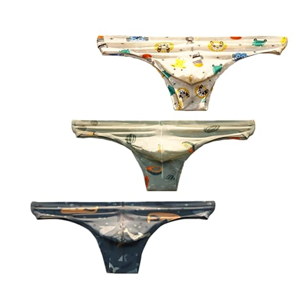 gaogao New Men Youth Bikinis Ice Silk Low Waist Briefs Sexy Sweat Absorbing Fitness Sport Underwear