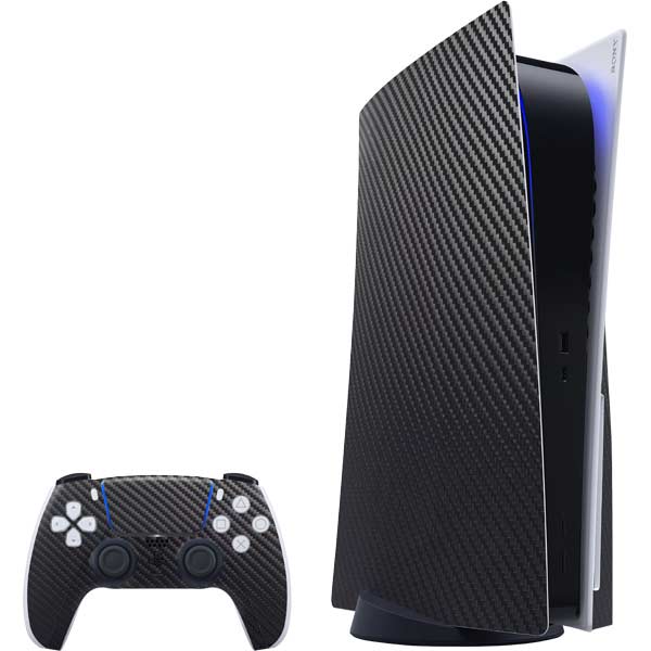 Black Carbon Fiber Specialty Texture Material PlayStation PS5 Skins - PS5 Controller