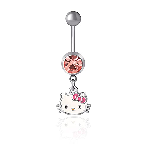 Hello Kitty STAINLESS STEEL (316L) BELLY GAUGE - Hello Kitty Face