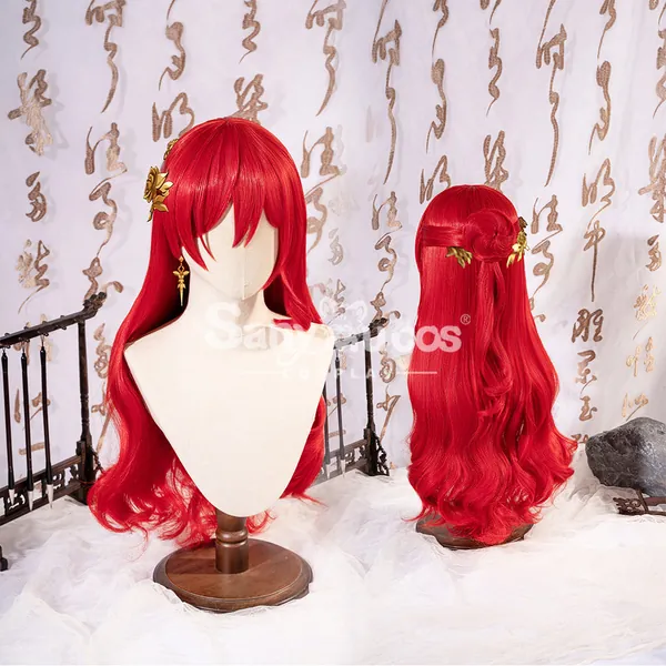 Game Honkai: Star Rail Cosplay Astral Express Himeko Cosplay Wig
