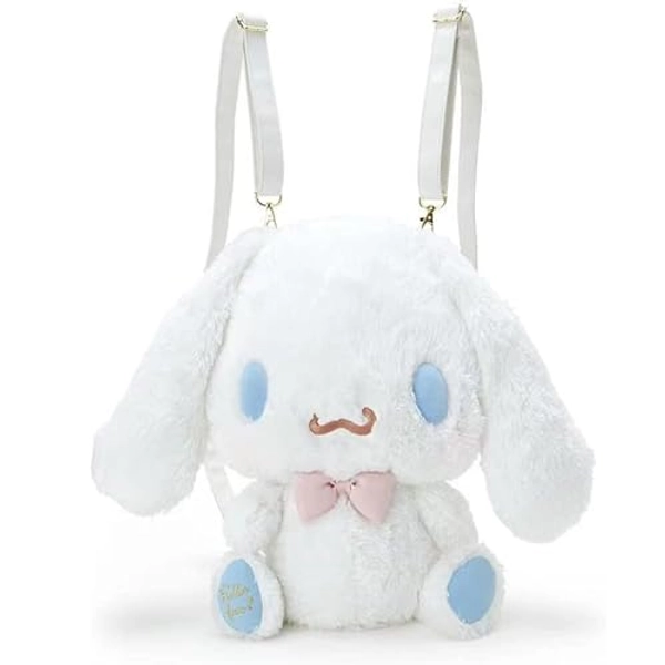 Bossmey Mxcostume Cute Cartoon Plush Backpack Anime Cinnamoroll Dog Kawaii Bag One Szie (WHITE-A)