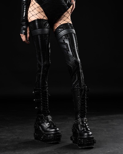 ZYPHR 2 THIGH-HIGHS ( Black ) | Large