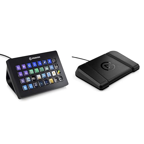Elgato Stream Deck XL + Stream Deck Pedal | Advanced Studio Controller Bundle