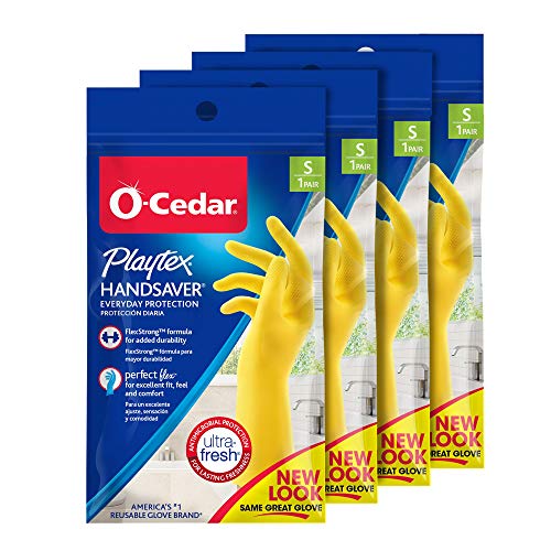 Playtex HandSaver Gloves, Small 1 Pair (Pack of 4) - S